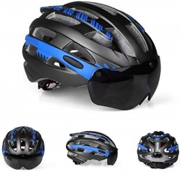 Xtrxtrdsf Clothing Size Adjustable Sports Helmet Bicycle Helmet Outdoor Mountain Bike Helmet Breathable High Strength Safety Helmet Effective xtrxtrdsf (Color : Blue)