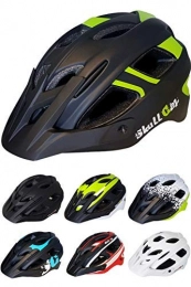 Skullcap Mountain Bike Helmet SkullCap Cycle Helmet - Bike Helmet - Men & Women, Design: Green-Black, Size: L (59-61 cm)