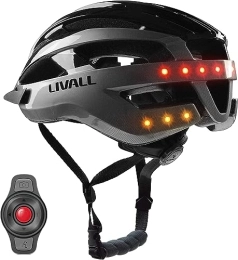 LIVALL Clothing Smart Bike Helmet with LED Taillight, Bluetooth Cycling Helmet with Wireless Remote Control, SOS Alert and Built in Microphone and Speakers, Adult Men and Women, Waterproof, MT1 Neo