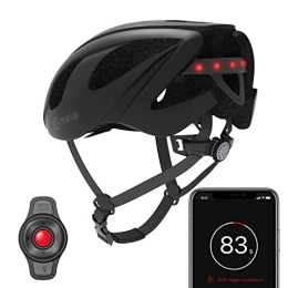 Smart4u Clothing Smart4U Smart Bike Helmet with LED Taillight and Turn Indicators, SOS Alert, Built in Speaker and Micro, Bluetooth Cycling Helmet with Wireless Remote Controller, Adult Men and Women