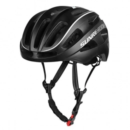 SUNRIMOON Mountain Bike Helmet SUNRIMOON Bike Helmet Road & Mountain Cycling Helmets with LED Safety Light Adjustable Size for Adults Men / Women- Size（22.44-24.02 Inches）