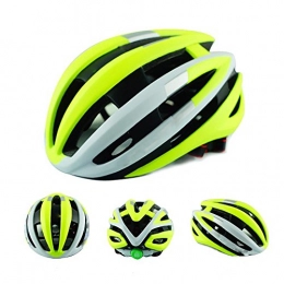 TBSHLT Mountain Bike Helmet TBSHLT Adjustable Road Cycling Mountain Bike Bicycle Helmet Adult Safety Helmet Ultralight Inner Padding Chin Protector 58-62CM, YELLOW