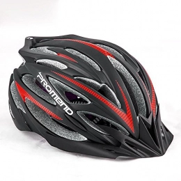 TBSHLT Clothing TBSHLT Adult Cycling Bike Helmet Specialized for Men Women Safety Protection Adjustable Lightweight Helmet with Removable Visor and Liner CPSC Certified, black