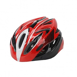 TBSHLT Clothing TBSHLT Adult Safety Helmet Adjustable Road Bike MTB Bike Helmet Ultra Lightweight Chin Chin Protector and One Goggles Helmet, Red black