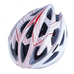TBSHLT Clothing TBSHLT Adult Safety Helmet Adjustable Road Cycling Mountain Bike Bicycle Helmet Ultralight Inner Padding Chin Protector and visor w / Rear LED Tail Light adjust, White