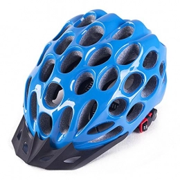 TBSHLT Mountain Bike Helmet TBSHLT Cellular Helmets Bicycle Helmets Adult Bike Racing Cycling Helmet with Removable Visor and Liner Adjustable 39 Air Holes, Blue