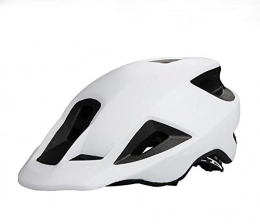 TBSHLT Cycling Helmet Highway MTB One-piece Cap Men and women Cycling Helmet Head circumference 56-61 CM, White