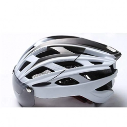 TIDRT Clothing TIDRT Cycling Helmet Men And Women Glasses Integrated Magnetic Goggles Road Mountain Bike Helmet Single Helmet Equipment