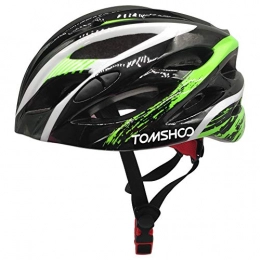 TOMSHOO Clothing TOMSHOO Cycle Helmet, Bicycle Helmet with Adjustable Buckle Safety Tail Light and Removable Padding, Lightweight and Safety Bike Helmet for Adults Mens Women for Cycling Mountain Bike Skateboarding