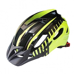 TONGDAUR Clothing TONGDAUR Motorcycle Helmet Bicycle Mountain Bike Safety Helmet Integrated Molding Helmet Universal Riding Equipment Safety Helmet (Color : Yellow)