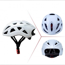 TONGDAUR Clothing TONGDAUR Motorcycle Helmet Cycling Bicycle Bicycle Mountain Bike Integrated Molding Sports Helmet Men And Women Breathable (Color : White)