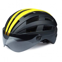 TRGCJGH Mountain Bike Helmet TRGCJGH Bicycle Helmet With Detachable Sun Visor, Adjustable Mtb Bicycle Helmet For Men And Women, B-55-62cm