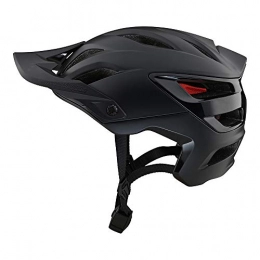 Troy Lee Designs Mountain Bike Helmet Troy Lee Designs Adult | All Mountain | Mountain Bike Half Shell A3 Helmet Uno W / MIPS (Black, MD / LG)