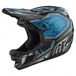 Troy Lee Designs Mountain Bike Helmet Troy Lee Designs D4 Composite Helmet with Mips for Bmx Mtb Dh - LOW RIDER TEAL (L (58-59cm))
