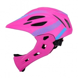 TTZY Clothing TTZY Bicycle Helmet Detachable Pro Protection Children Full Face Bike Cycling Led Mountain Mtb Road Helmet Cascos Ciclismo, Pink