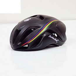 SCDJK Mountain Bike Helmet Unisex Men Women EPS Ultralight MTB Bike Helmet Road Mountain Riding Safety Cap Utility To Use(Color:Black)