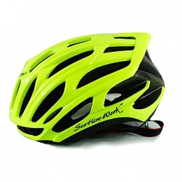 SCDJK Mountain Bike Helmet Unisex Men Women MTB Bike Helmet Mountain Racing Road Bicycle Cycling Safety Cap Utility To Use(Color:Green)