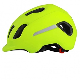 SCDJK Mountain Bike Helmet Unisex Ultralight MTB Bike Reflective Helmet Mountain Riding Cycling Safety Helmet Utility Ot Use(Color:Green)