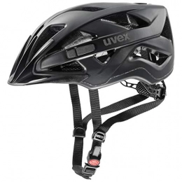 Uvex Clothing uvex Unisex's Adult, Active cc Bike Helmet, Black mat, 56-60 cm