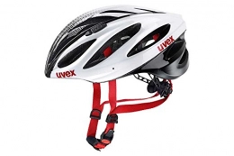 Uvex Mountain Bike Helmet Uvex Unisex's Adult, boss Race Bike Helmet, White-Black, 55-60 cm