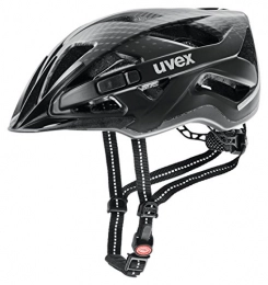 Uvex Clothing uvex Unisex's Adult, City Active Bike Helmet, Black mat, 56-60 cm