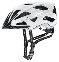 Uvex Mountain Bike Helmet Uvex Unisex's Adult, City Active Bike Helmet, White mat, 56-60 cm