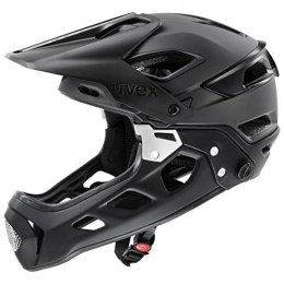 Uvex Mountain Bike Helmet uvex Unisex's Adult, jakkyl HDE 2.0 Bike Helmet, Black mat, 52-57 cm