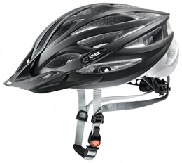 Uvex Mountain Bike Helmet uvex Unisex's Oversize-4101600 Adult, Oversize Bike Helmet, Black mat Silver, 61-65 cm