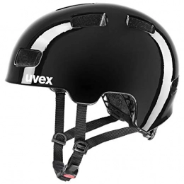 Uvex Mountain Bike Helmet uvex Unisex-Youth hlmt 4 Mini me Bike Helmet, Black-White, 55-58 cm