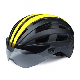WJHCDDA Mountain Bike Helmet WJHCDDA Cycling helmet Bicycle helmet Mountain Bike Helmet Breathable cycling Helmet Adjustable Size Detachable UV Protective Magnetic Goggles Visor for Men Women (Color : B)