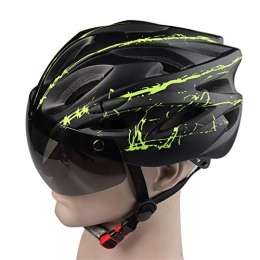 XDXDO Clothing XDXDO Bicycle Riding Helmet Comes with Goggles, Mountain Bike Integrated Helmet Outdoor Riding Equipment, Suitable for Male And Female Sports Outdoor Protective Equipment