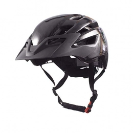XIAOFENG-R Clothing XIAOFENG-R Lightweight Adjustable Helmet 300g Thicken Carbon Fiber MTB Mountain Bike Helmet protective Cycling Road bicycle Sports Helmet in-mold Road Bike Safety Protection (Color : Black, Size : M)