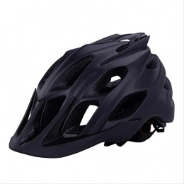 XIWANG Clothing XIWANG Outdoor Cycling Helmet, Bike Mountain Bike Extreme Sports Cross-Country Helmet, Camouflage Male and Female Adult Helmet M (54-58cm) M Black