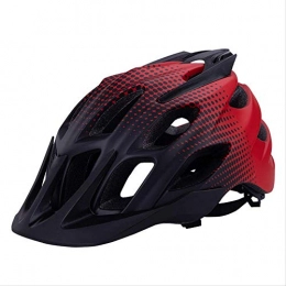 XIWANG Clothing XIWANG Outdoor Cycling Helmet, Bike Mountain Bike Extreme Sports Cross-Country Helmet, Camouflage Male and Female Adult Helmet M (54-58cm) M Red