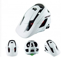 XIWANG Clothing XIWANG Outdoor Sports Bike Helmet, Mountain Bike Men's and Women's Hard Hat, Adult Off-Road Helmet M (54-58cm) L (58-62cm) L White
