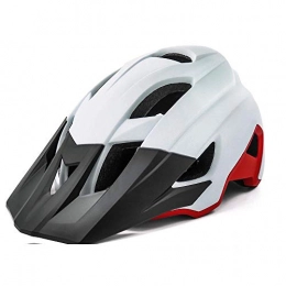 XYBB Mountain Bike Helmet XYBB Helmet USB Rechargeable LED Bike Helmet With Cycling Helmet MTB Urban Bicycle Helmet White Red Helmet