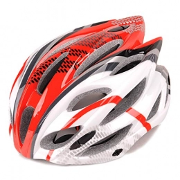 YATT Clothing YATT Bicycle Helmet, One-piece 22 Holes Breathable Lightweight Detachable Red Mountain Bike Helmet With Reflective Sticker Adjuster Can Be Worn By Both Men Women