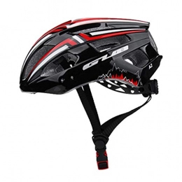 yotijar Helmet Mountain Bike Helmet LED Taillight Safety Hard Hat 56-59cm - Black, 56-59cm