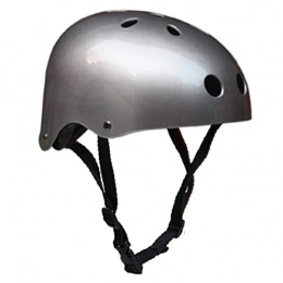 YSH Helmet 3 Size Round Mountain Bike Helmet Adult Kids Sport Accessories Cycling Helmet Strong Road MTB Bicycle Helmet,Silver-L58-60cm.