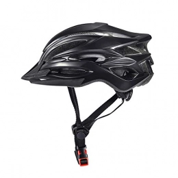 Yuan Ou Clothing Yuan Ou Helmet Ultralight Bicycle Helmet MTB Mountain Road Bike Safety Riding helmet Breathable With visor Cycling Helmet Safely Cap 58-62cm black