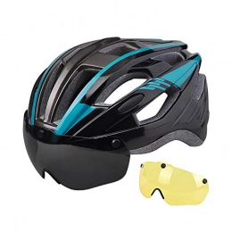 YuuHeeER Clothing YuuHeeER 1 Set Racing Helmet Cycling Helmet Summer Breathable Mountain Bike Motorcycle With Goggles Cycling Equipment Safety