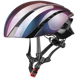 YWZQ Mountain Bike Helmet YWZQ Bike Helmet, Cycling EPS Integrally-Molded Helmet Reflective Mtb Bicycle Safety Hat 57-62 CM for Men Women, Purple