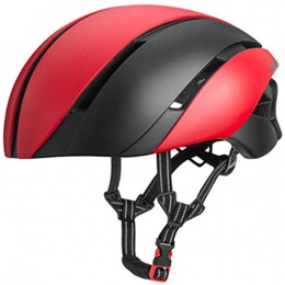 YWZQ Mountain Bike Helmet YWZQ Ultralight Bike Helmet, Cycling EPS Integrally-Molded Helmet Reflective Mtb Bicycle Safety Hat 57-62 CM for Men Women, Red