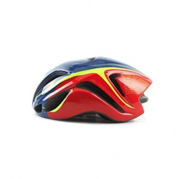 YXDEW Mountain Bike Helmet YXDEW Road Racing Triathlon Aero Cycling Helmet Adulte City Mtb Mountain Evade Bike Helmet Safety TT Bicycle Equipment Ciclismo motorcycle (Color : Blue red)