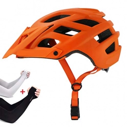 YYYY Mountain Bike Helmet YYYY Exclusky Mountain Bike Helmet, Sport Headwear, 22 Vents, Cycling Bicycle Helmets Adjustable Lightweight Adults Outdoor Sports Cycle Helmet-Orange