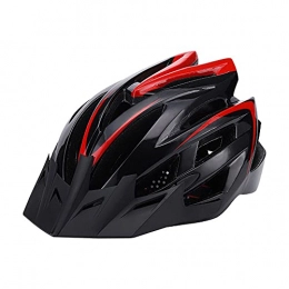 YZQ Mountain Bike Helmet YZQ Bike Helmet, Sports Safety Protective Cycling Helmet, Comfortable Adjustable Ultra Lightweight Breathable Helmet, Unisex, Red