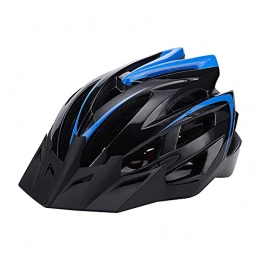 YZQ Mountain Bike Helmet YZQ Cycle Helmet, Mountain Bicycle Helmet, Adjustable Ultra Lightweight Comfortable Safety Helmet for Outdoor Sport Riding Bike Unisex, Blue