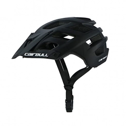 Zeroall Clothing Zeroall Lightweight Adult Bike Helmet for Men Women, Mountain Road Bicycle Helmets with Adjustable Visor, 55-61cm Adjustable Size Cycling Helmets for Bicycles E-bikes(Black)