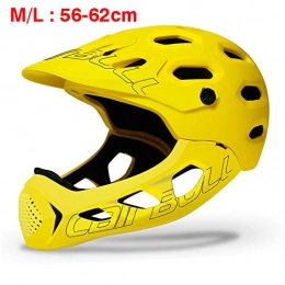 ZHXH Clothing ZHXH New Adult Full Coverage Bicycle Helmet Off-Road Mountain Bike Mountain Bike Full Face Helmet Downhill Riding Helmet, 24