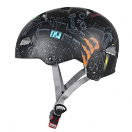 ZJM Clothing ZJM Mountain Bike Helmet, Safety Protection Cycling Helmet Adjustable Lightweight Multi-Sport Helmet for Adult Men Women, Action Camera Can Be Installed, Black, M